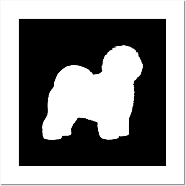 Old English Sheepdog Silhouette Wall Art by Coffee Squirrel